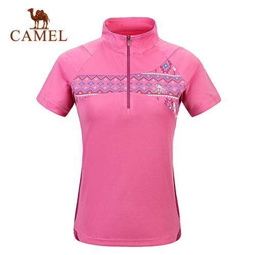 T-shirt sport pour femme CAMEL à manche courte - Ref 2026656