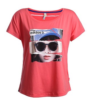 T-shirt sport pour femme ADIDAS - Ref 2026700