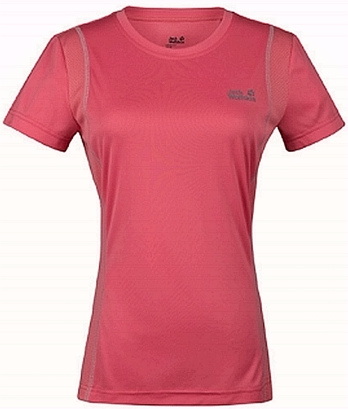 T-shirt sport pour femme JACK WOLFSKIN à manche courte - Ref 2026716