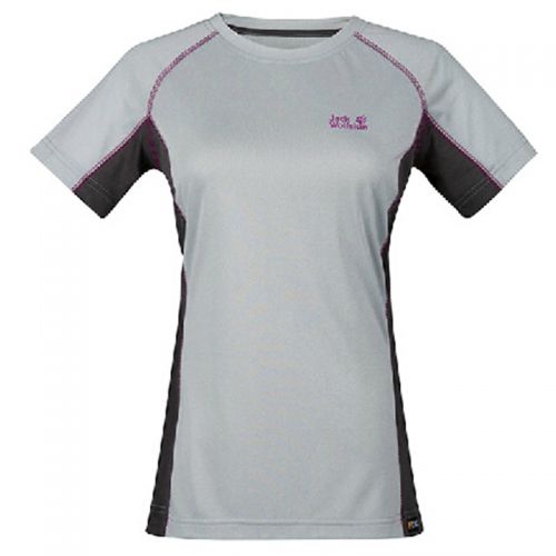 T-shirt sport pour femme JACK WOLFSKIN à manche courte - Ref 2026731