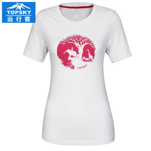 T-shirt sport pour femme TOPSKY à manche courte - Ref 2026752