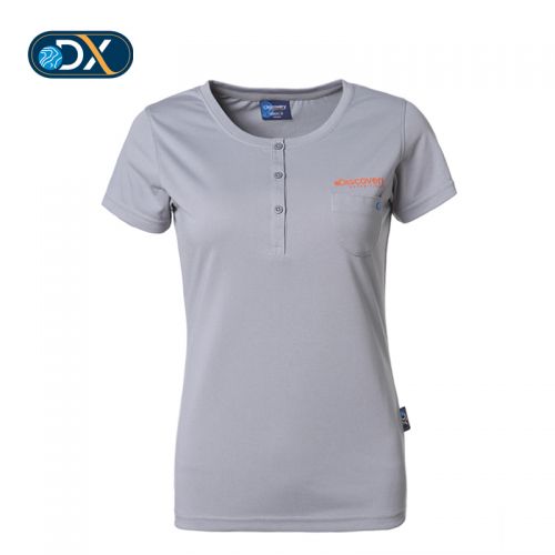 T-shirt sport pour femme DISCOVERY EXPEDITION à manche courte en coton - Ref 2026772