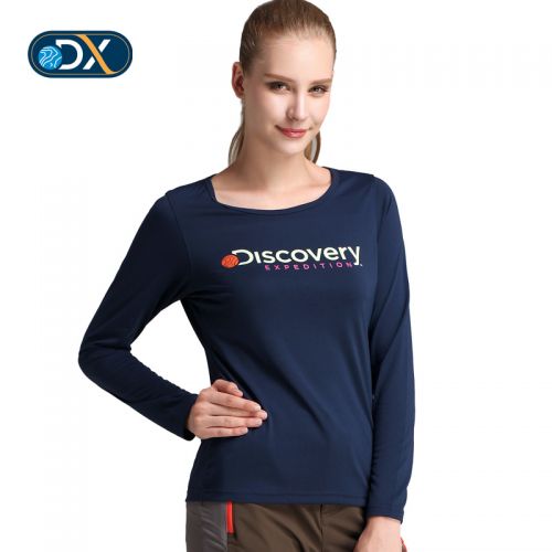 T-shirt sport pour femme DISCOVERY EXPEDITION à manche longue en polyester - Ref 2026775