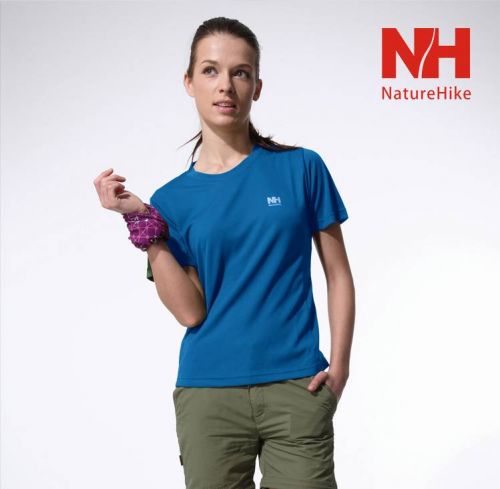 T-shirt sport pour femme NATUREHIKE à manche courte - Ref 2026795