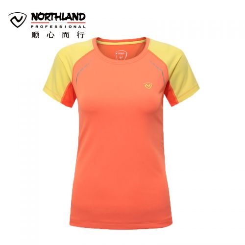 T-shirt sport pour femme NORTHLAND à manche courte en polyester - Ref 2026805