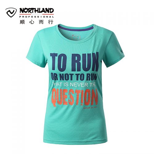 T-shirt sport pour femme NORTHLAND à manche courte en polyester - Ref 2026811