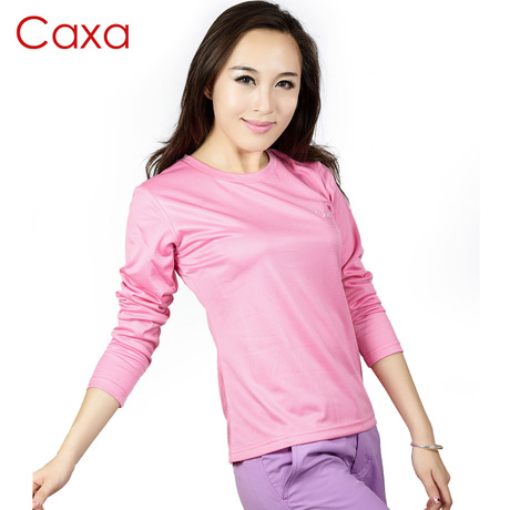 T-shirt sport pour femme CAXA à manche longue en polyester - Ref 2026819