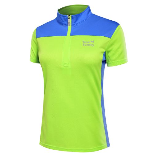 T-shirt sport pour femme TERWSUNSKY à manche courte en polyester - Ref 2026970