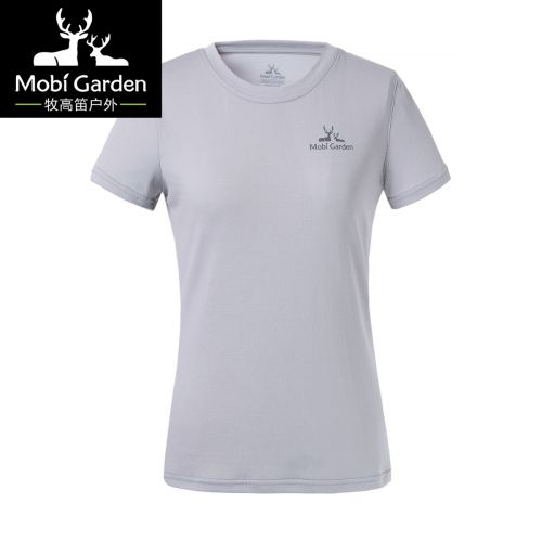 T-shirt sport pour femme MOBI GARDEN à manche courte - Ref 2026973