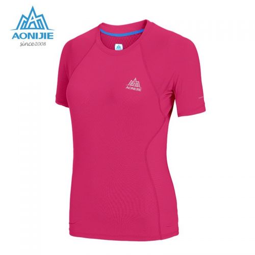 T-shirt sport pour femme à manche courte en nylon - Ref 2026987