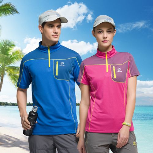 T-shirt sport pour femme TECTOP à manche courte en nylon - Ref 2027055