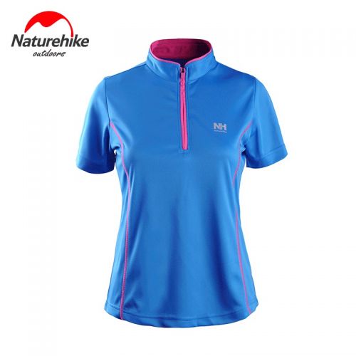 T-shirt sport pour femme NATUREHIKE à manche courte en nylon - Ref 2027126