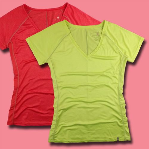 T-shirt sport pour femme à manche courte en polyester - Ref 2027177