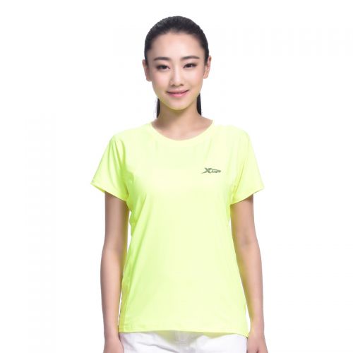 T-shirt sport pour femme XTEP à manche courte en polyester - Ref 2027187