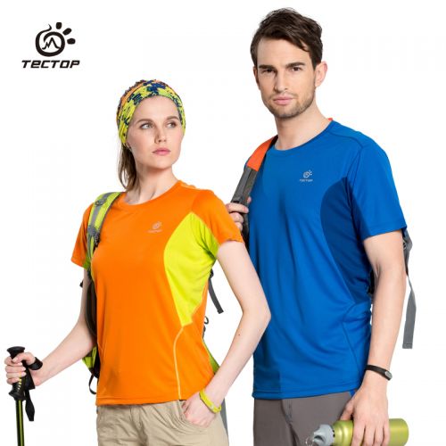 T-shirt sport pour femme TECTOP à manche courte en polyester - Ref 2027199