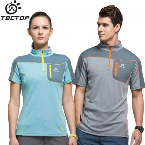 T-shirt sport pour femme TECTOP à manche courte en nylon - Ref 2027205