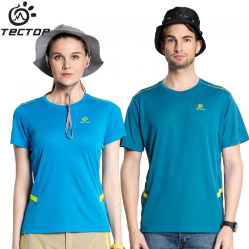 T-shirt sport pour femme TECTOP à manche courte en polyester - Ref 2027208