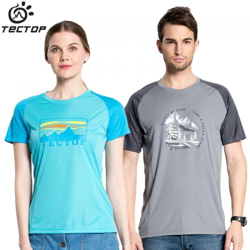 T-shirt sport pour femme TECTOP à manche courte en polyester - Ref 2027212