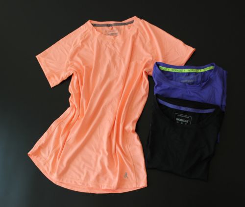 T-shirt sport pour femme à manche courte en nylon - Ref 2027238
