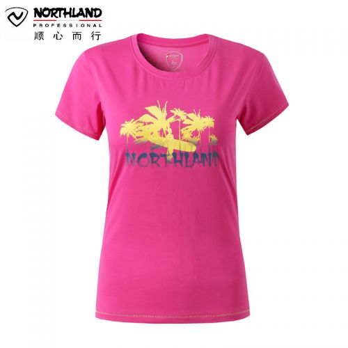 T-shirt sport pour femme NORTHLAND à manche courte en nylon - Ref 2027264