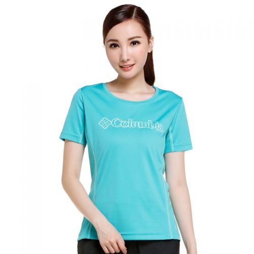 T-shirt sport pour femme COLUMBIA à manche courte en polyester - Ref 2027276