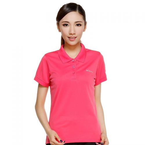 T-shirt sport pour femme COLUMBIA à manche courte en polyester - Ref 2027279