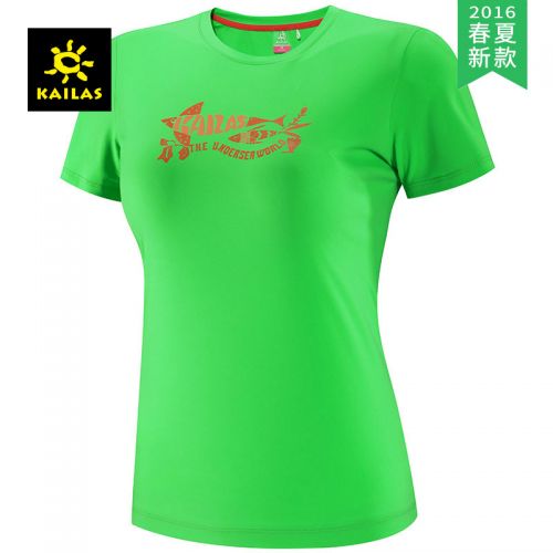 T-shirt sport pour femme KAILAS à manche courte en polyester - Ref 2027409