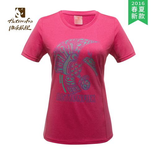T-shirt sport pour femme ACTIONFOX à manche courte - Ref 2027498