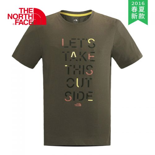 T-shirt sport pour homme THE NORTH FACE à manche courte en coton - Ref 2016807