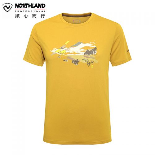 T-shirt sport pour homme NORTHLAND à manche courte en polyester - Ref 2016821