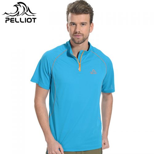 T-shirt sport pour homme PELLIOT à manche courte en polyester - Ref 2016831