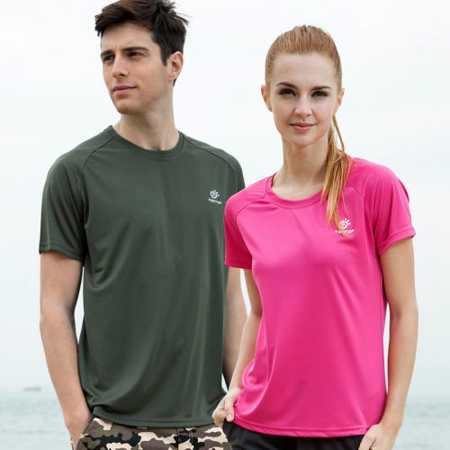 T-shirt sport pour homme TECTOP à manche courte en polyester - Ref 2016838