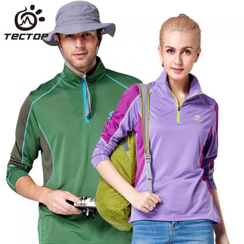 T-shirt sport pour homme TECTOP à manche longue en polyester - Ref 2016844
