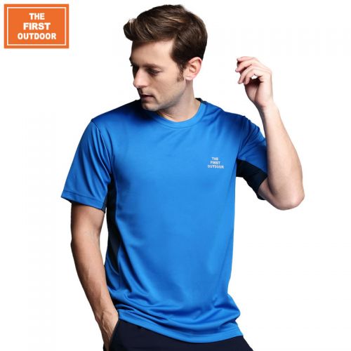 T-shirt sport pour homme THEFIRSTOUTDOOR à manche courte - Ref 2016855