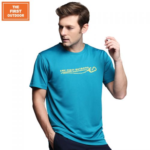 T-shirt sport pour homme THEFIRSTOUTDOOR à manche courte - Ref 2016864