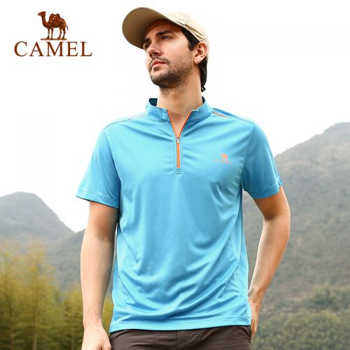 T-shirt sport pour homme CAMEL à manche courte en polyester - Ref 2016901