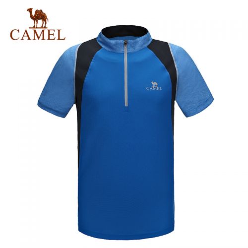 T-shirt sport pour homme CAMEL à manche courte en polyester - Ref 2016906