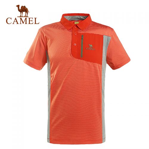 T-shirt sport pour homme CAMEL à manche courte en nylon - Ref 2016910