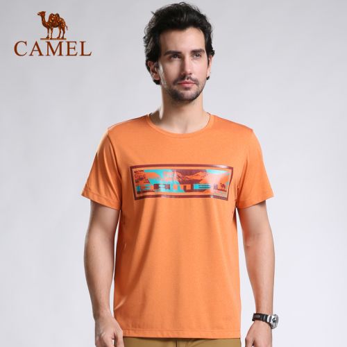 T-shirt sport pour homme CAMEL à manche courte en polyester - Ref 2016911