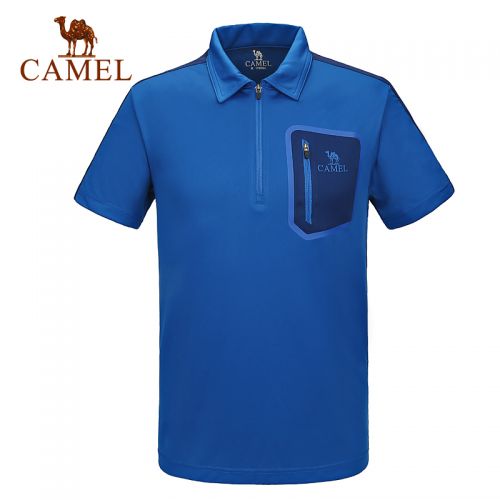 T-shirt sport pour homme CAMEL à manche courte en polyester - Ref 2016914