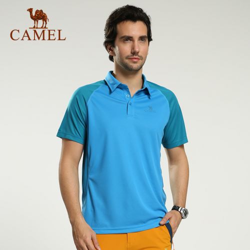 T-shirt sport pour homme CAMEL à manche courte en polyester - Ref 2016916