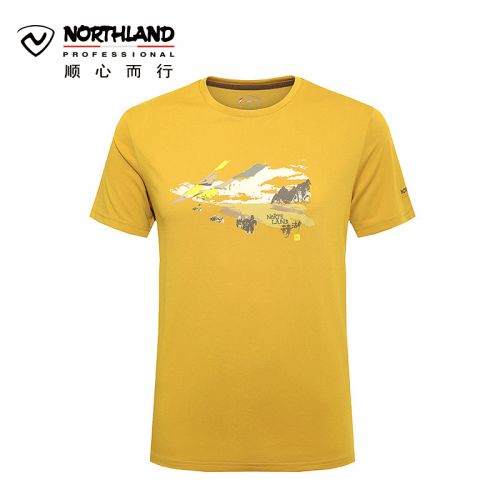 T-shirt sport pour homme NORTHLAND à manche courte en polyester - Ref 2016929