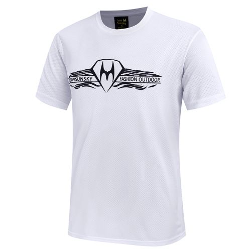 T-shirt sport pour homme TERWSUNSKY à manche courte en polyester - Ref 2016993