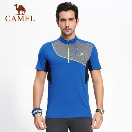 T-shirt sport pour homme CAMEL à manche courte en polyester - Ref 2017072