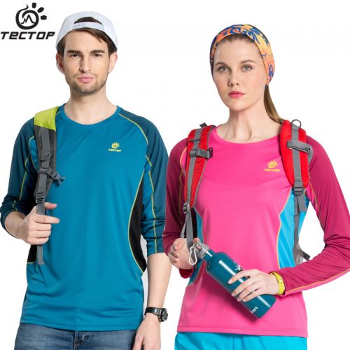 T-shirt sport pour homme TECTOP à manche longue en polyester - Ref 2017076