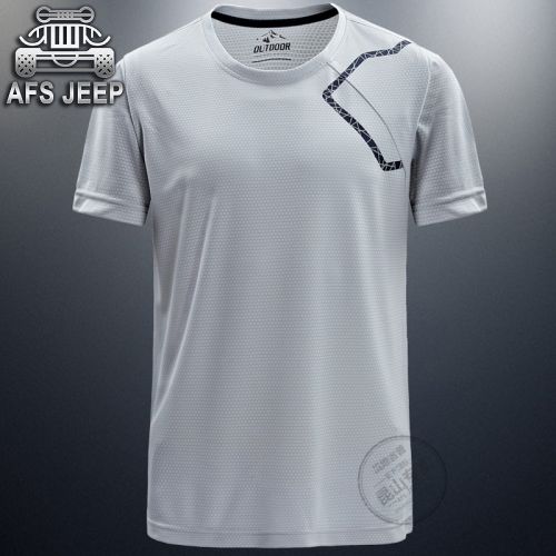 T-shirt sport pour homme AFS JEEP à manche courte en nylon - Ref 2017112