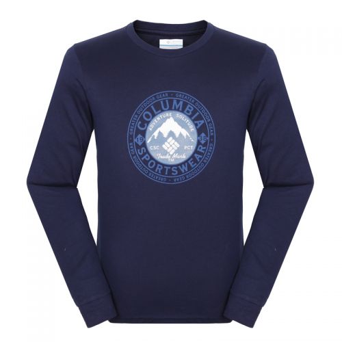 T-shirt sport pour homme COLUMBIA à manche longue en coton - Ref 2017116