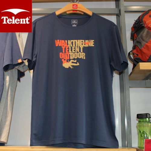 T-shirt sport pour homme TELENT à manche courte en polyester - Ref 2017158
