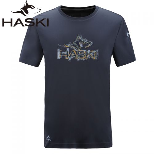 T-shirt sport pour homme HASKI à manche courte en polyester - Ref 2017179