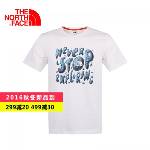 T-shirt sport pour homme THE NORTH FACE à manche courte en CVC - Ref 2017276